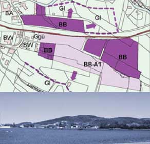 Eignungsflächen für Betriebsgebiete 