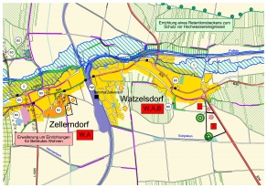 Örtliches Entwicklungskonzept Zellerndorf - Teilausschnitt