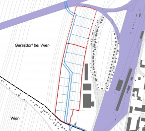 Betriebsgebiet Langes Feld - Erschließung Variante 3