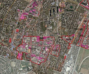 Ausschnitt Arbeitskarte Wien