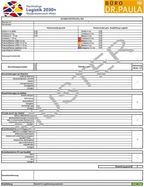 Standortprofil Muster